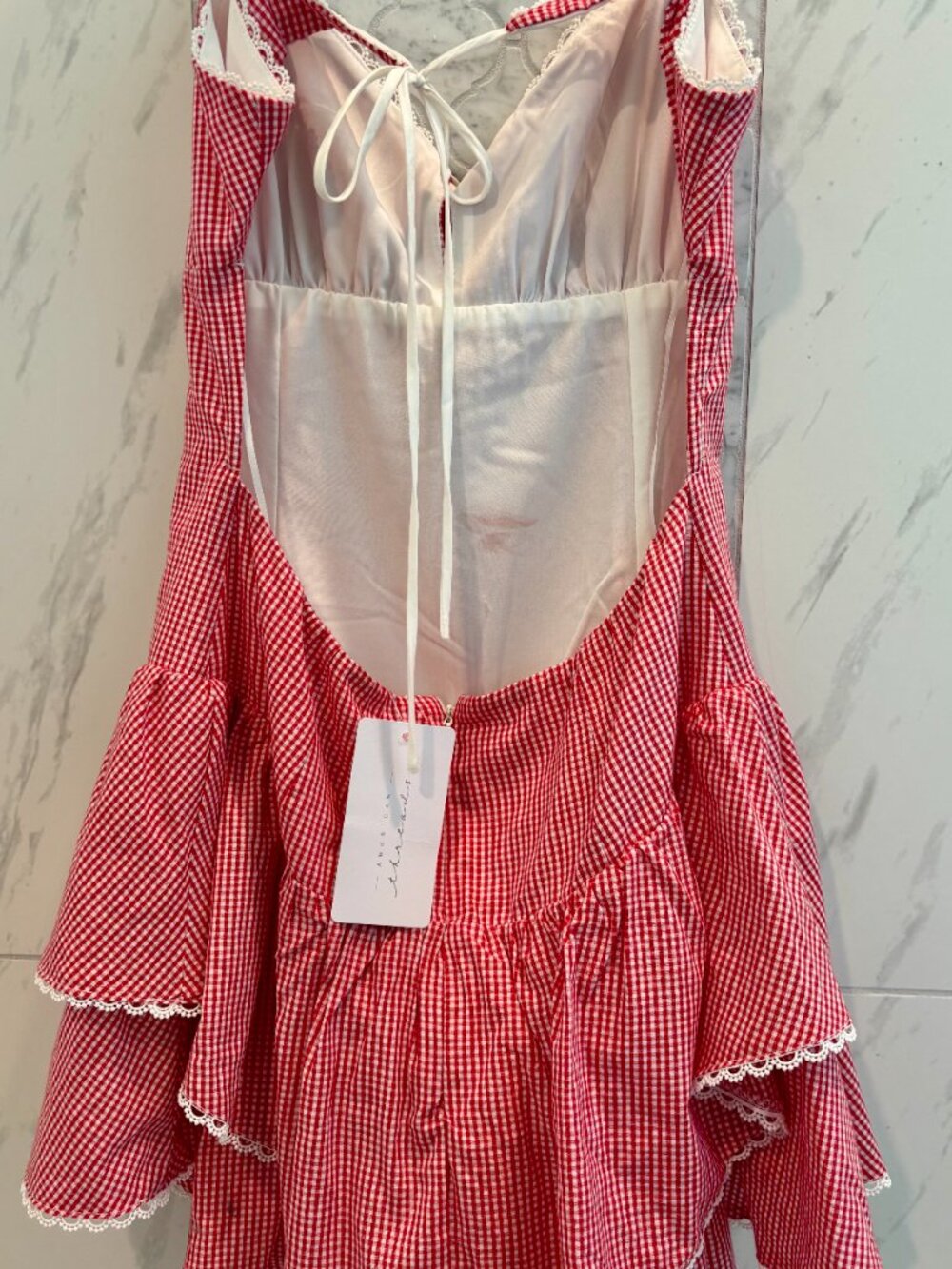 Fiorella Open Back Mini Dress - Picture 6 of 6